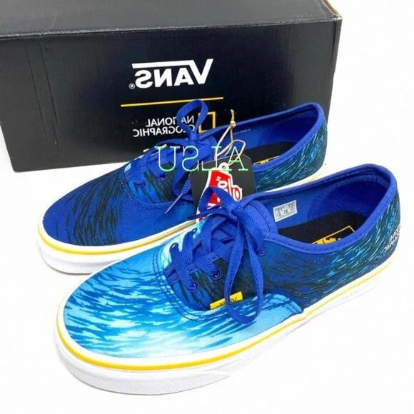 💖MEGA SALE💖VANS National Geographic Shoes Era Blue Women's VN0A2Z5I002 6 | 5.5 - Picture 9 of 13